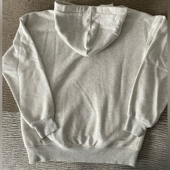 Loved H&M Kids x Boston Varsity Style Cream Hoodie Sweatshirt Sweater Size 10-12 - Picture 5 of 8